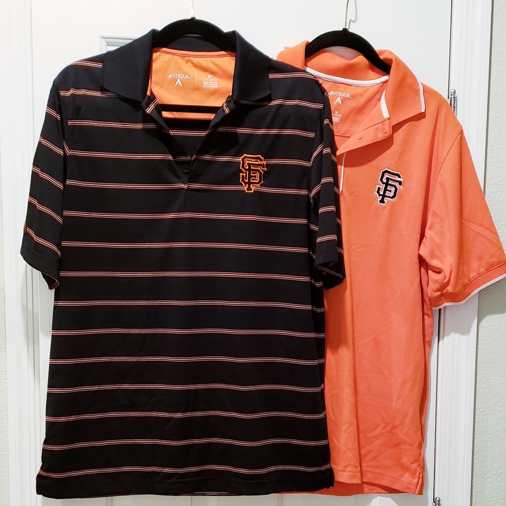 ✅ PRICE DROP ~2 Antigua SF Giants Mens Polo Shirts